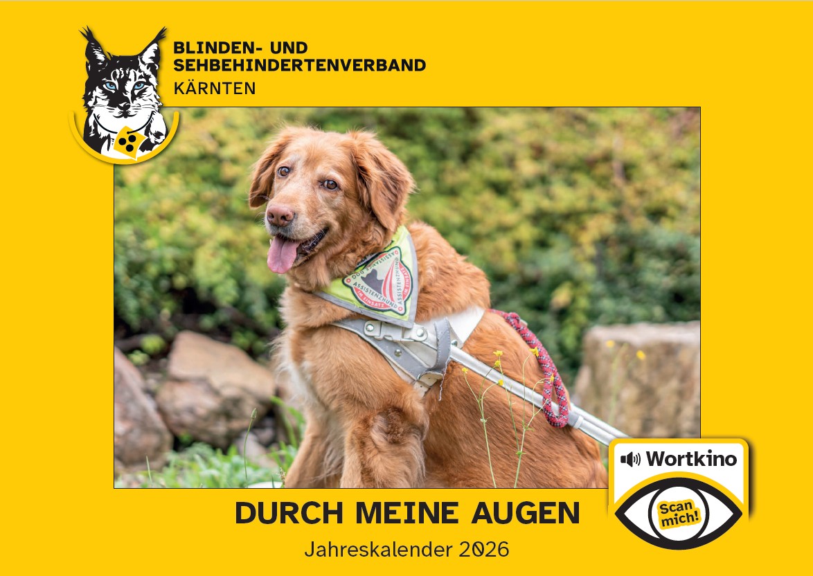 Jahreskalender 2026 – Assistenzhund Titelbild